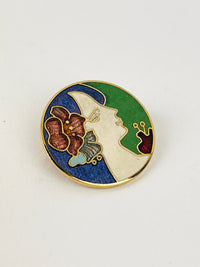 60s Vintage Lady Brooch