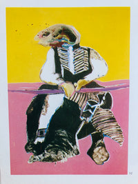 Frtiz Scholder Book + Lithograph