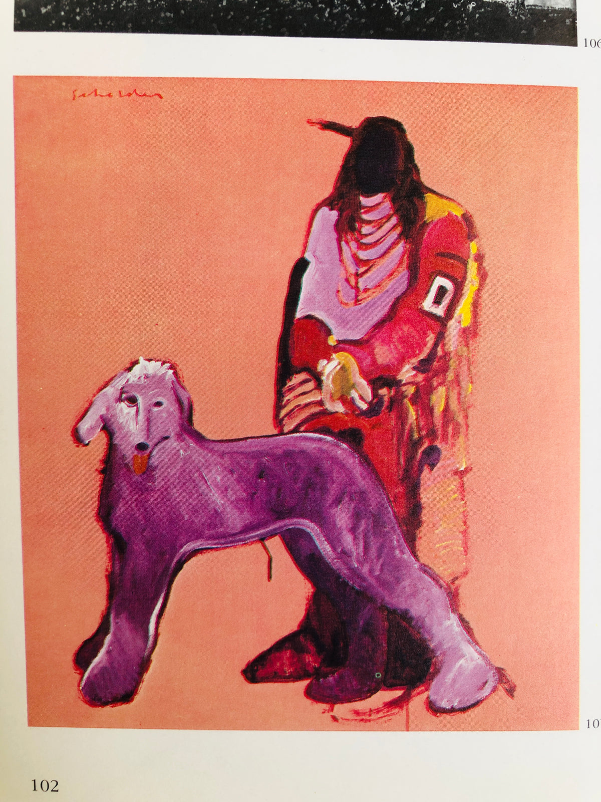 Frtiz Scholder Book + Lithograph