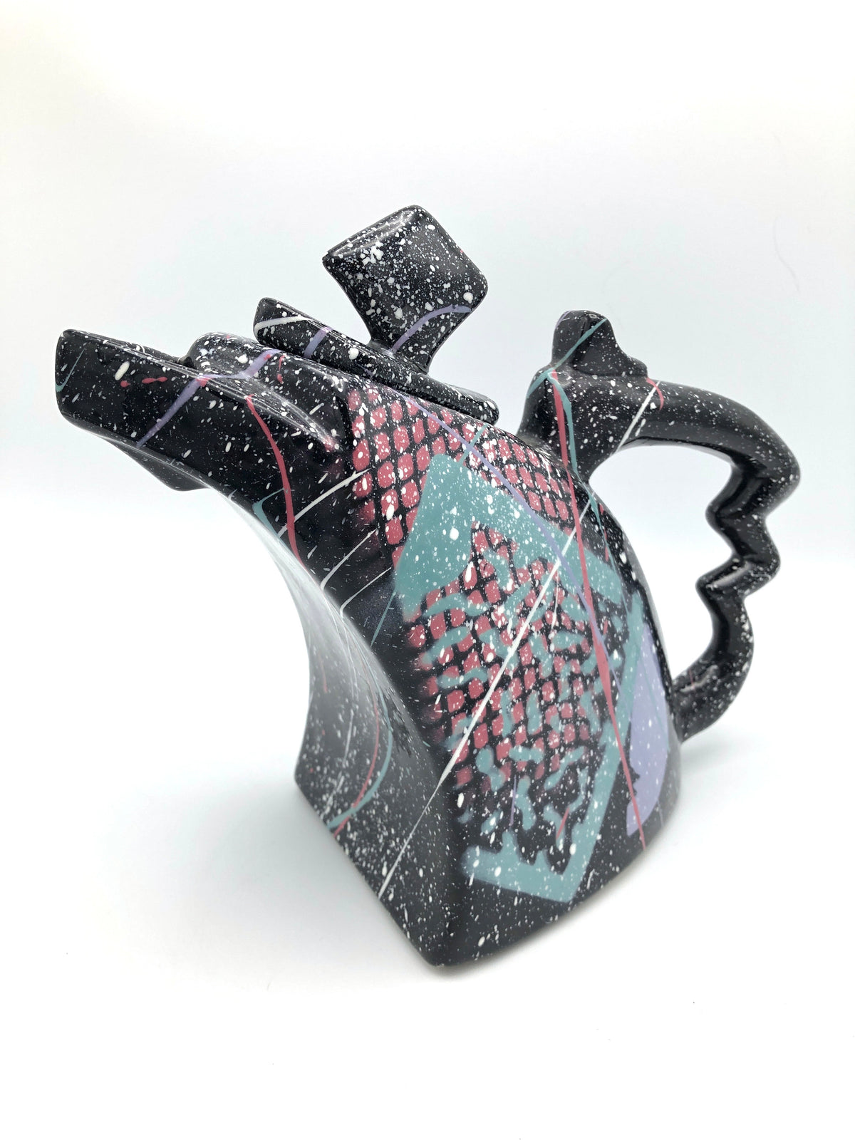 Vintage Postmodern Memphis Era Tea Set by Rosalyn Tyge