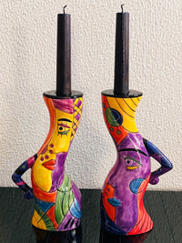 Postmodern Pitcher & Candle Holder Set