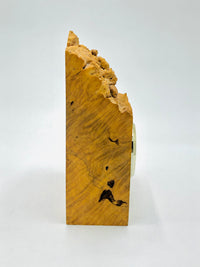 Vintage Burlwood Clock by Michael Elkan Studio