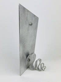 Vintage 90s Postmodern Metal Picture Frame