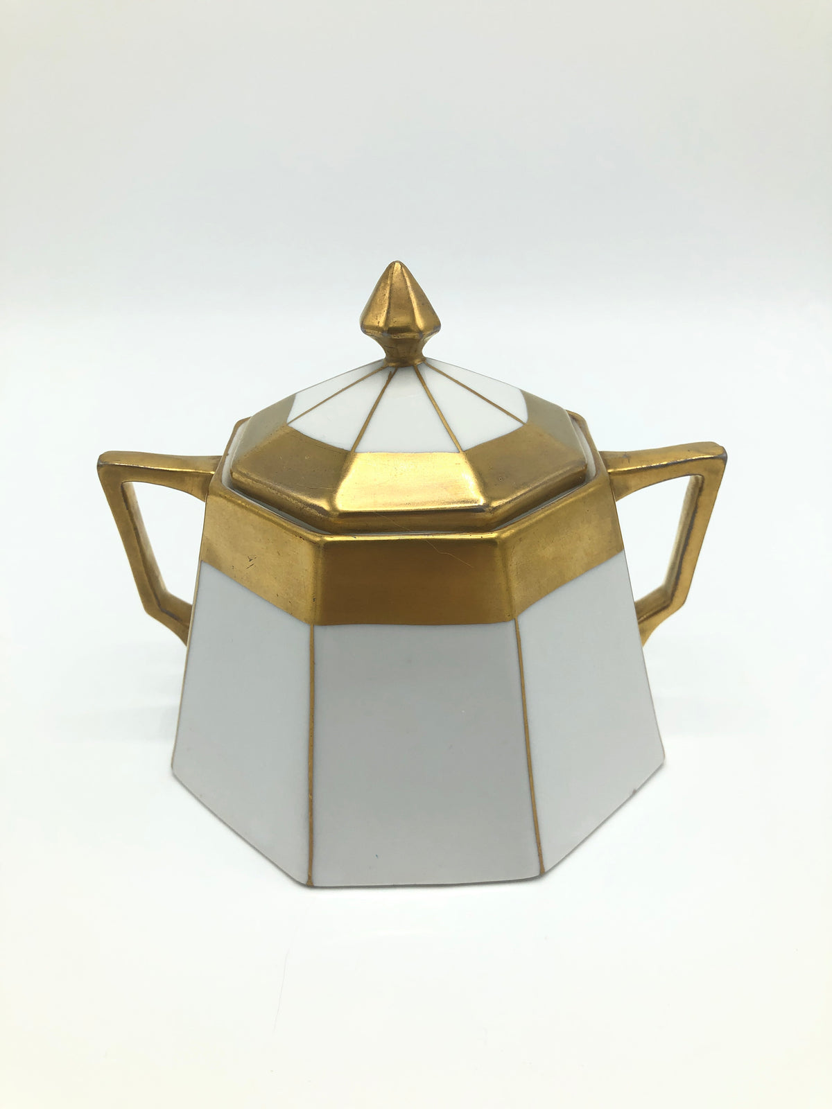 Vintage Art Deco Cream and Sugar Set