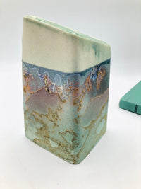 Vintage Tony Evans Raku Vase