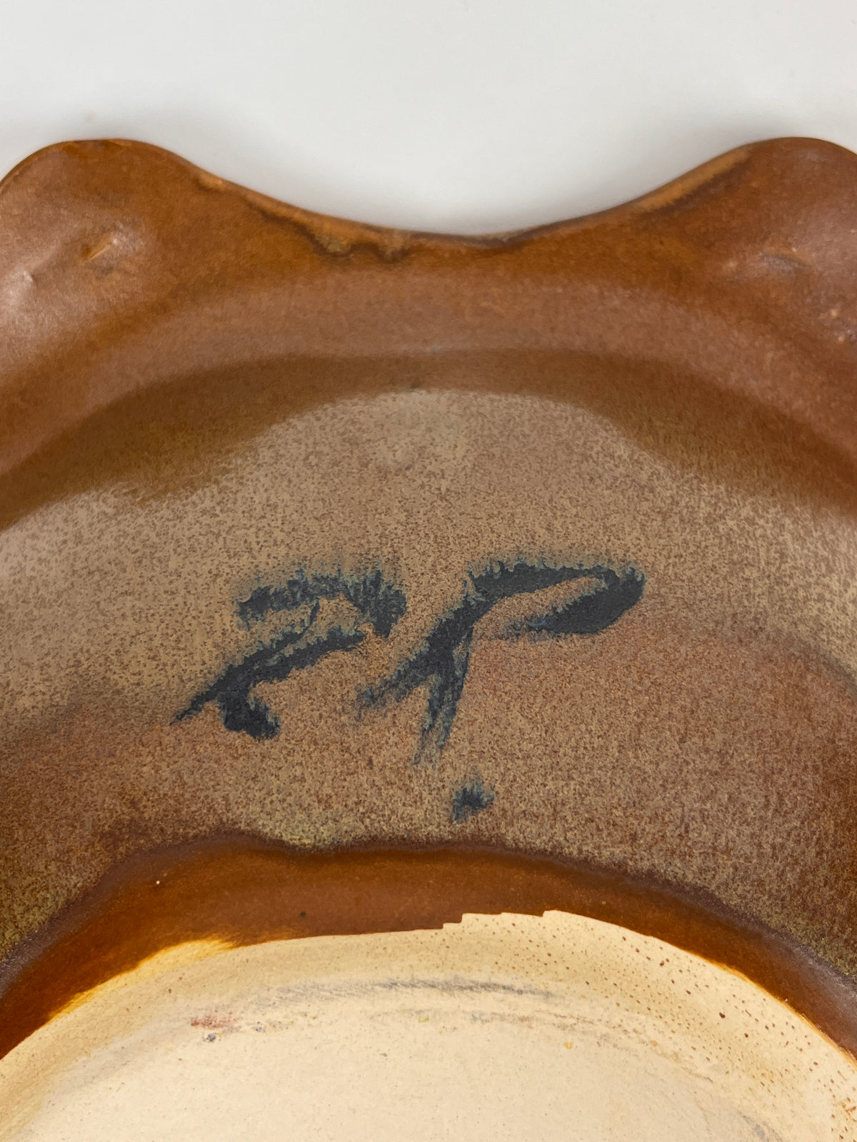 Large Handmade Stoneware Fish Bowl