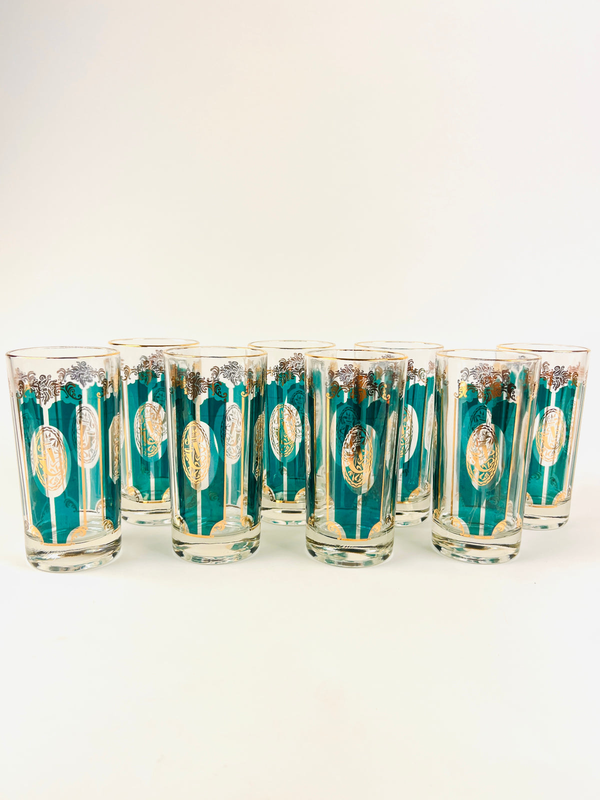 Vintage MCM Gold & Green Glasses