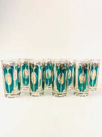 Vintage MCM Gold & Green Glasses