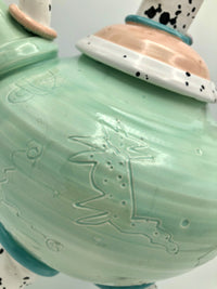 postmodern memphis milano memphis style teapot beryl solla