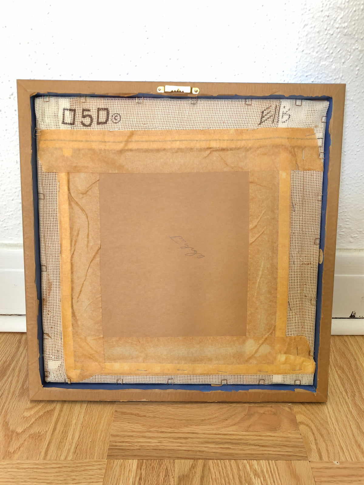 Geometric Framed Needlepoint Art