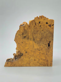 Vintage Burlwood Clock by Michael Elkan Studio