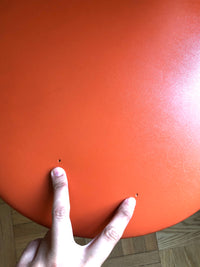 Slatted Wood Mid-Century Modern Stool