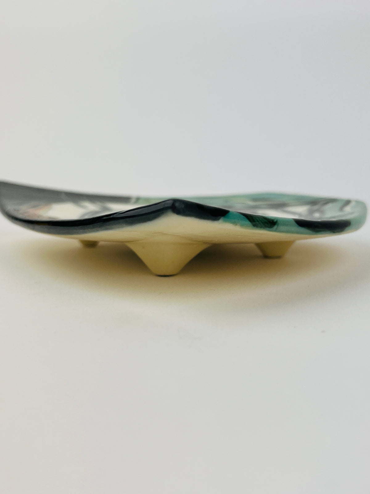 Vintage 90s Ceramic Face Catchall