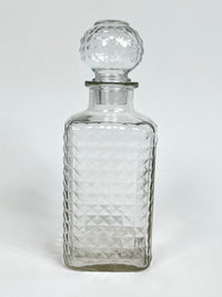 Vintage Pressed Glass Decanter
