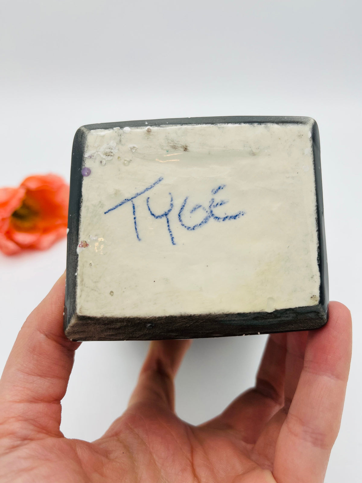 Vintage Postmodern Memphis Era Vase by Rosalyn Tyge