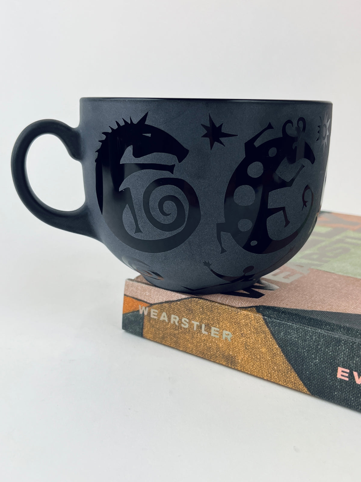 Postmodern Memphis Style Glass Mug - Large