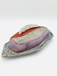 Handmade Art Pottery Butter Dish