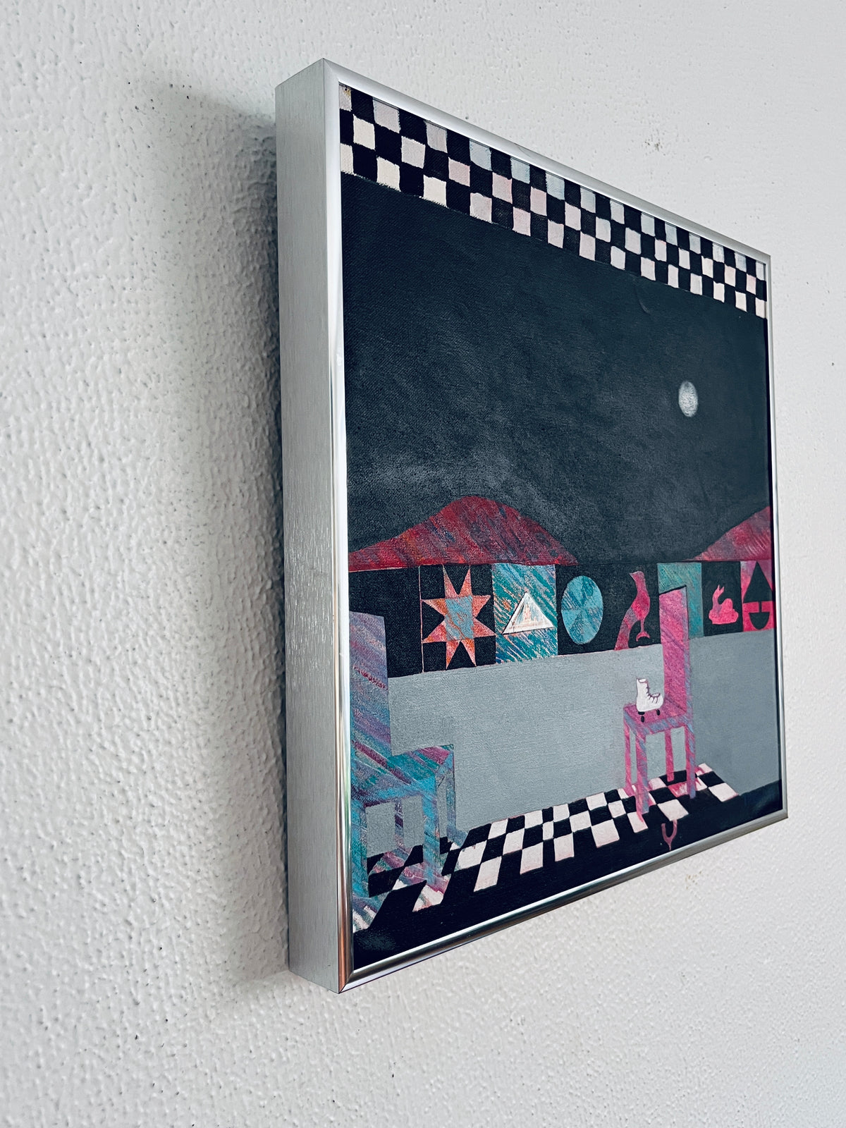 Postmodern Leslie Trewyn Painting