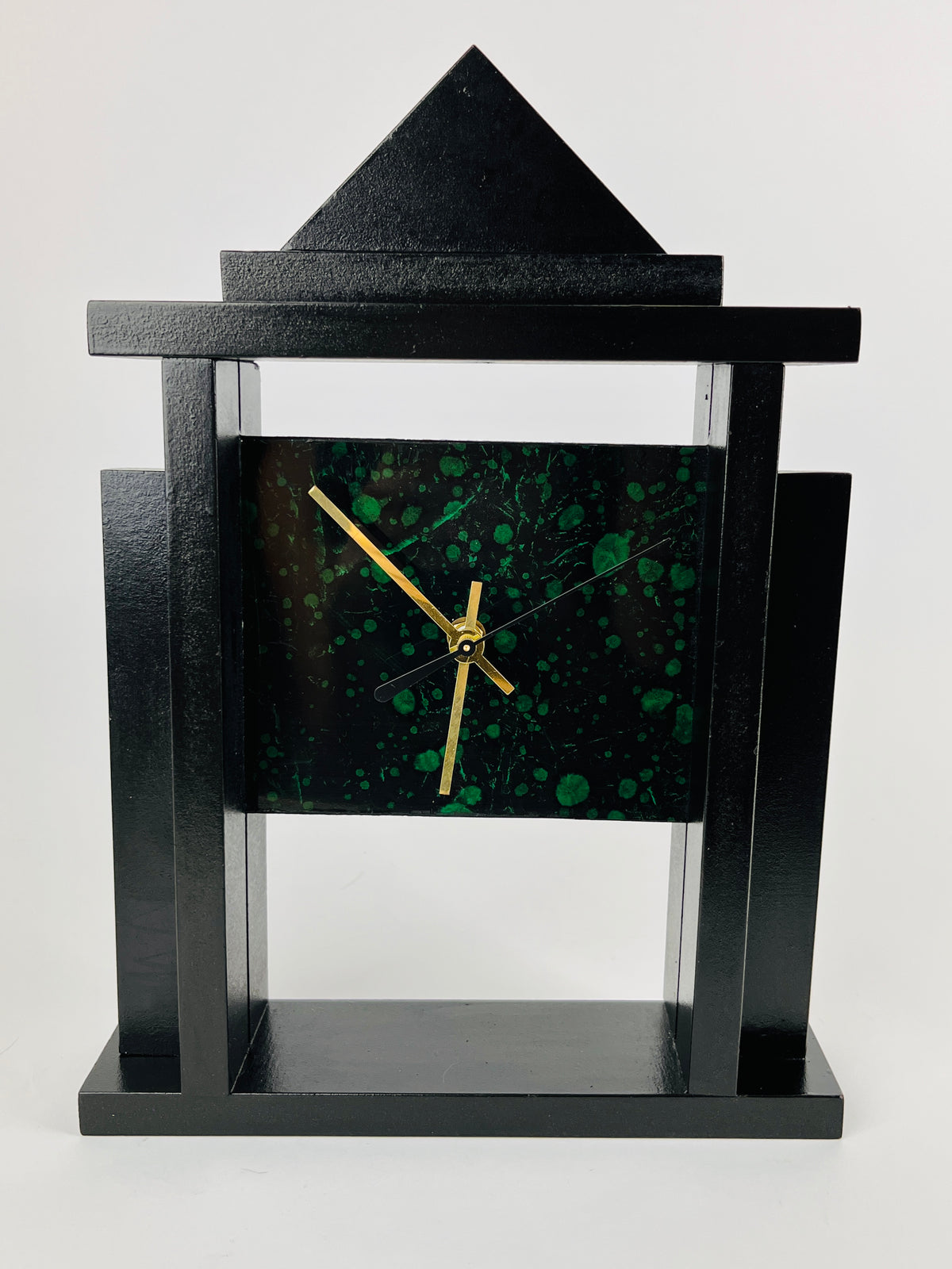 90s Vintage Postmodern Tabletop / Mantle Clock