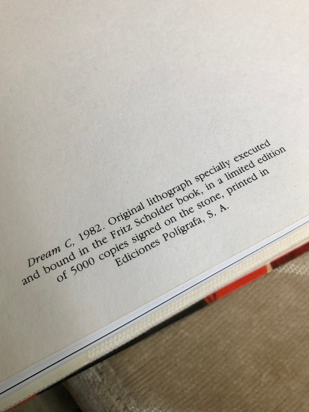 Frtiz Scholder Book + Lithograph
