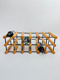 Vintage MCM Modular Wood Wine Rack