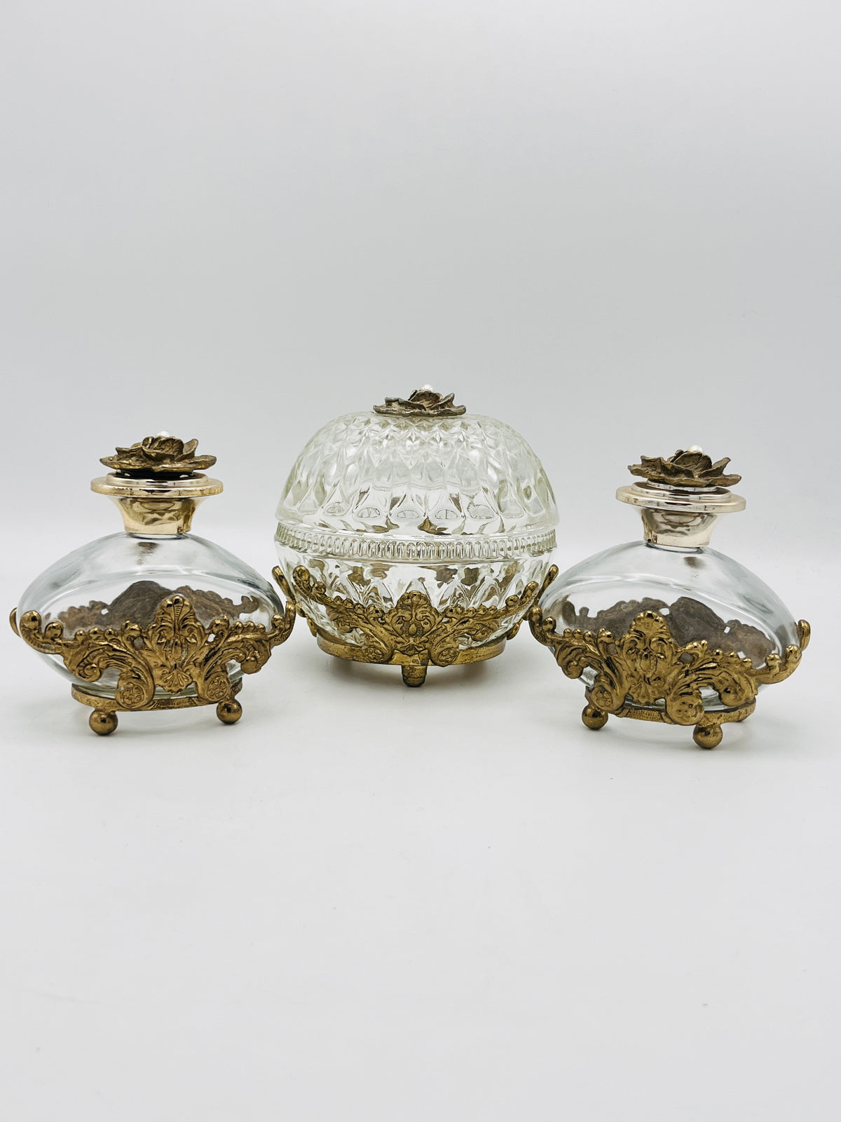 Vintage Hollywood Regency Vanity Set