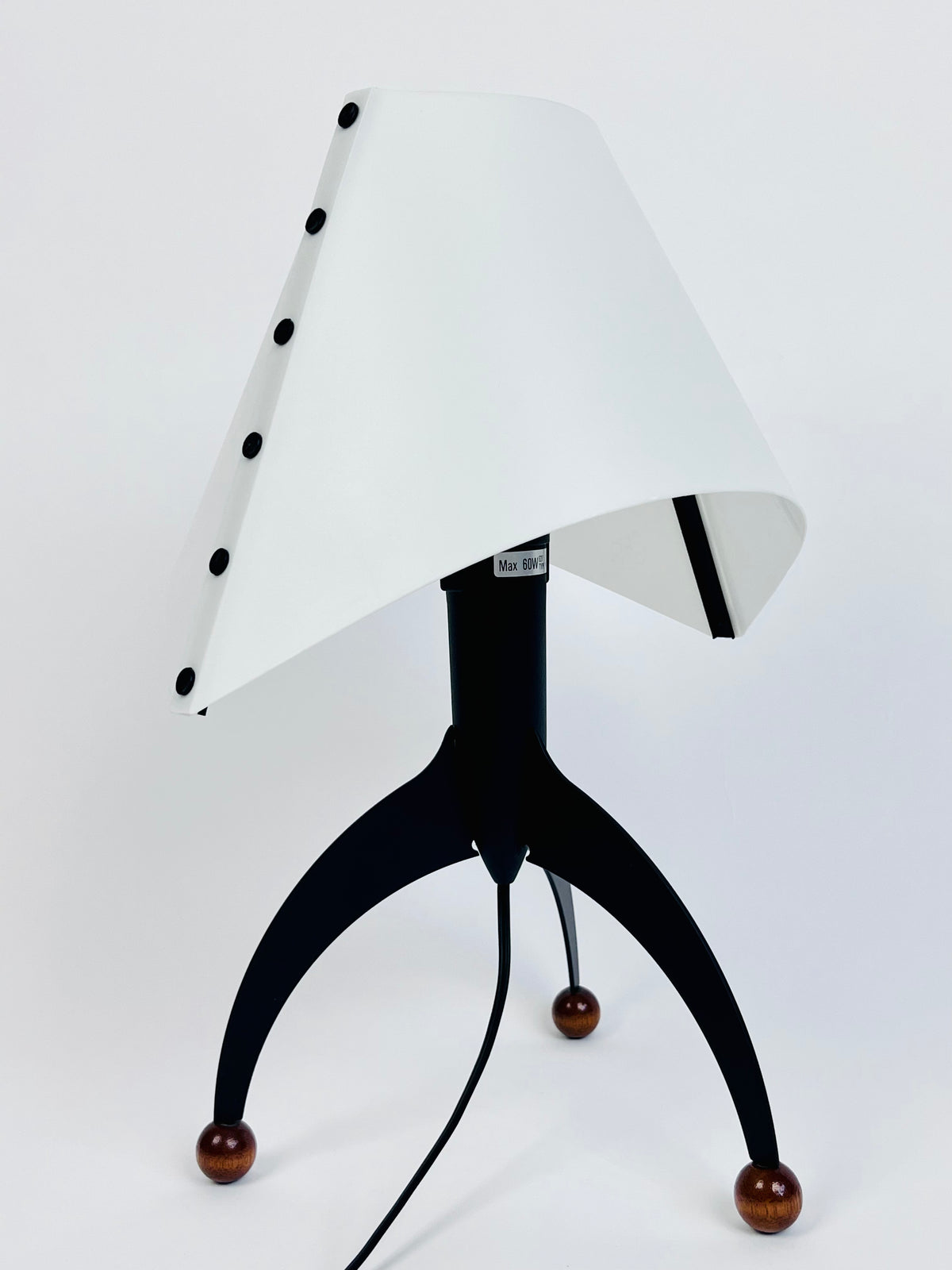 Vintage Postmodern Tripod Table Lamp