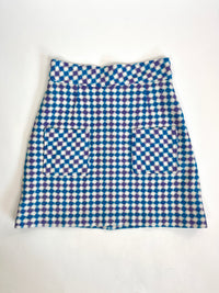 60s Checkerboard Mini Skirt