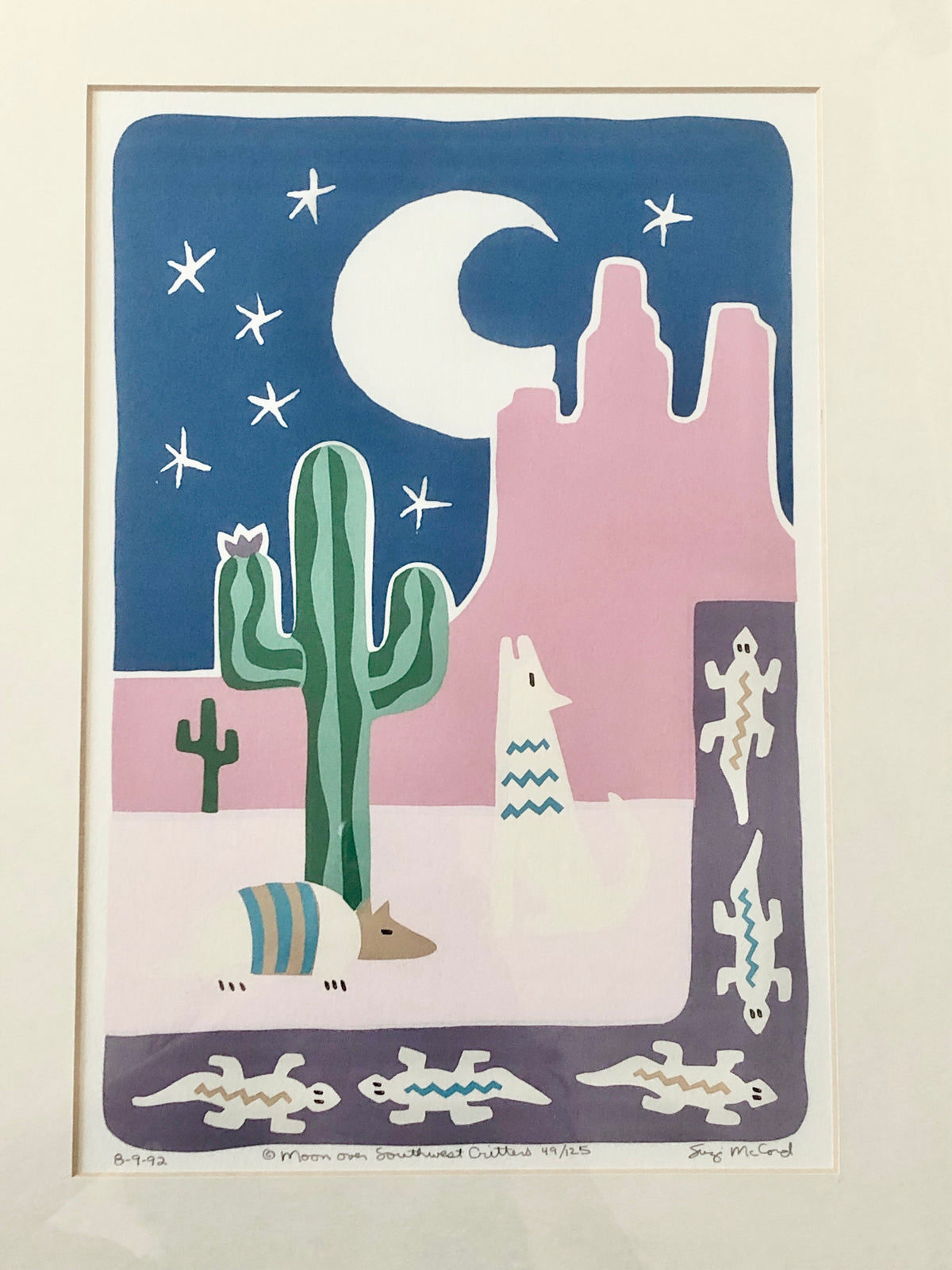 Suzi McCord Serigraph 1992