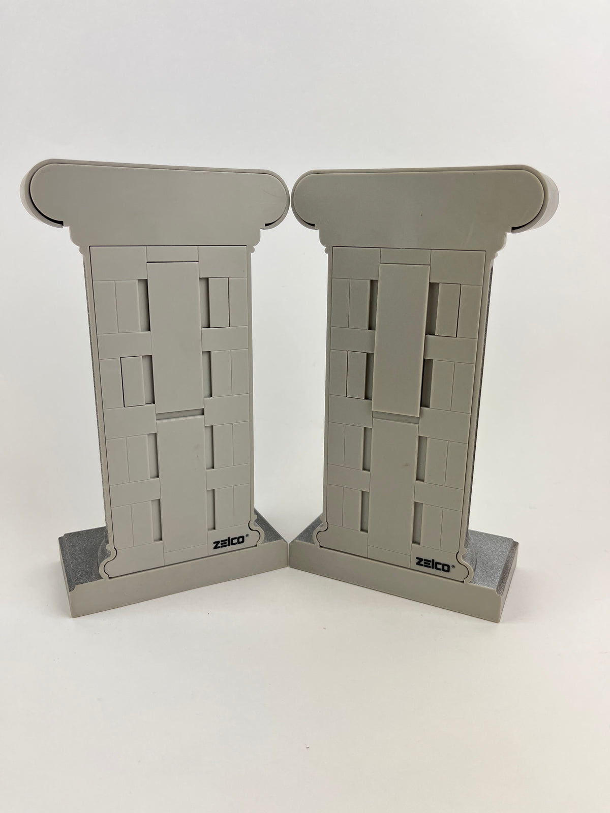 90s Postmodern Column Bookends with Secret Storage