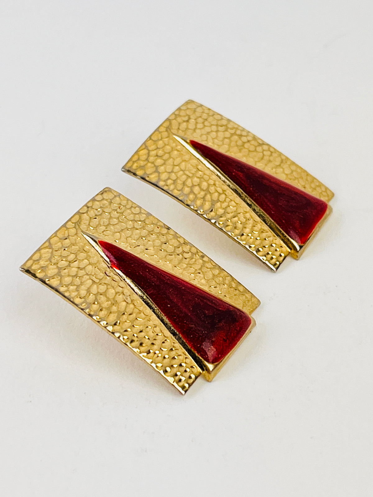 Vintage Enameled Earrings