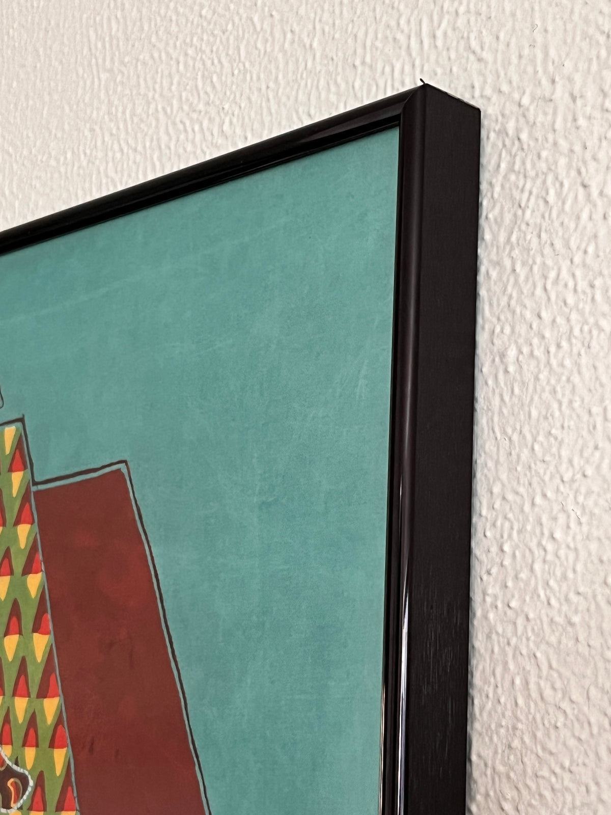 Vintage Handprinted Batik Textile Art