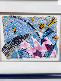 Vintage 90s Mixed Media Art by Kathryn Maxwell