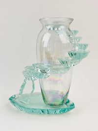 Postmodern Stepped Glass Vase
