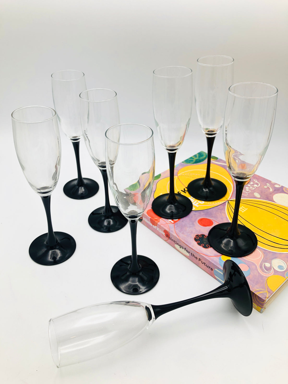 Vintage Black Stem Glasses