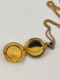 60s Vintage Lady Locket Necklace