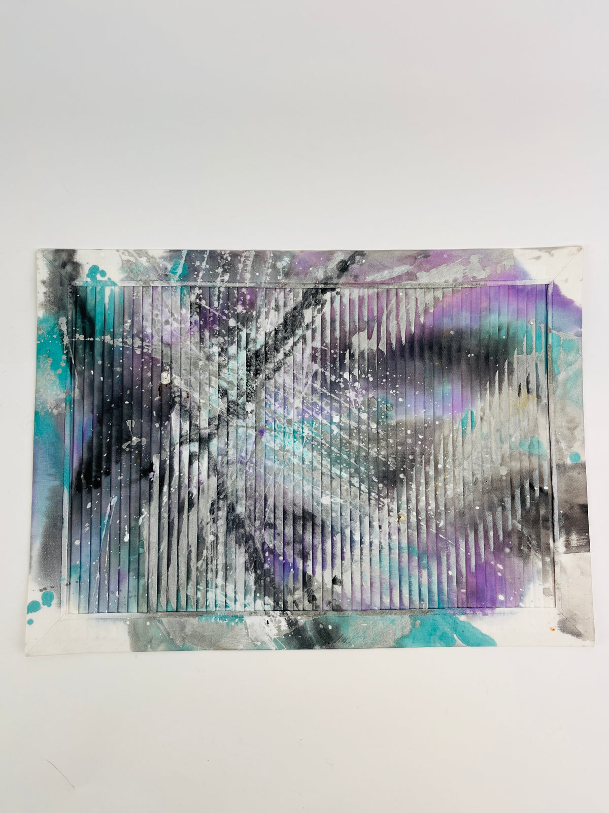 Postmodern Hand-Painted Placemats & Napkins - 16pc