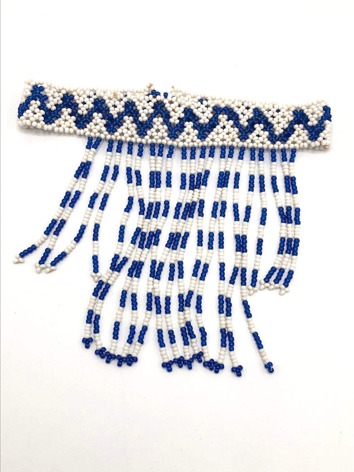 Vintage 1970s Beaded Fringe Choker