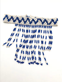 Vintage 1970s Beaded Fringe Choker