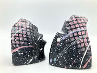 Vintage Postmodern Memphis Era Salt + Pepper Shakers by Rosalyn Tyge