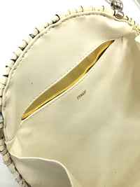 Vintage White Wicker Bag