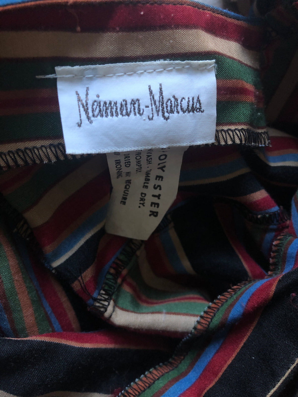 Neiman Marcus Balloon Sleeve Dress