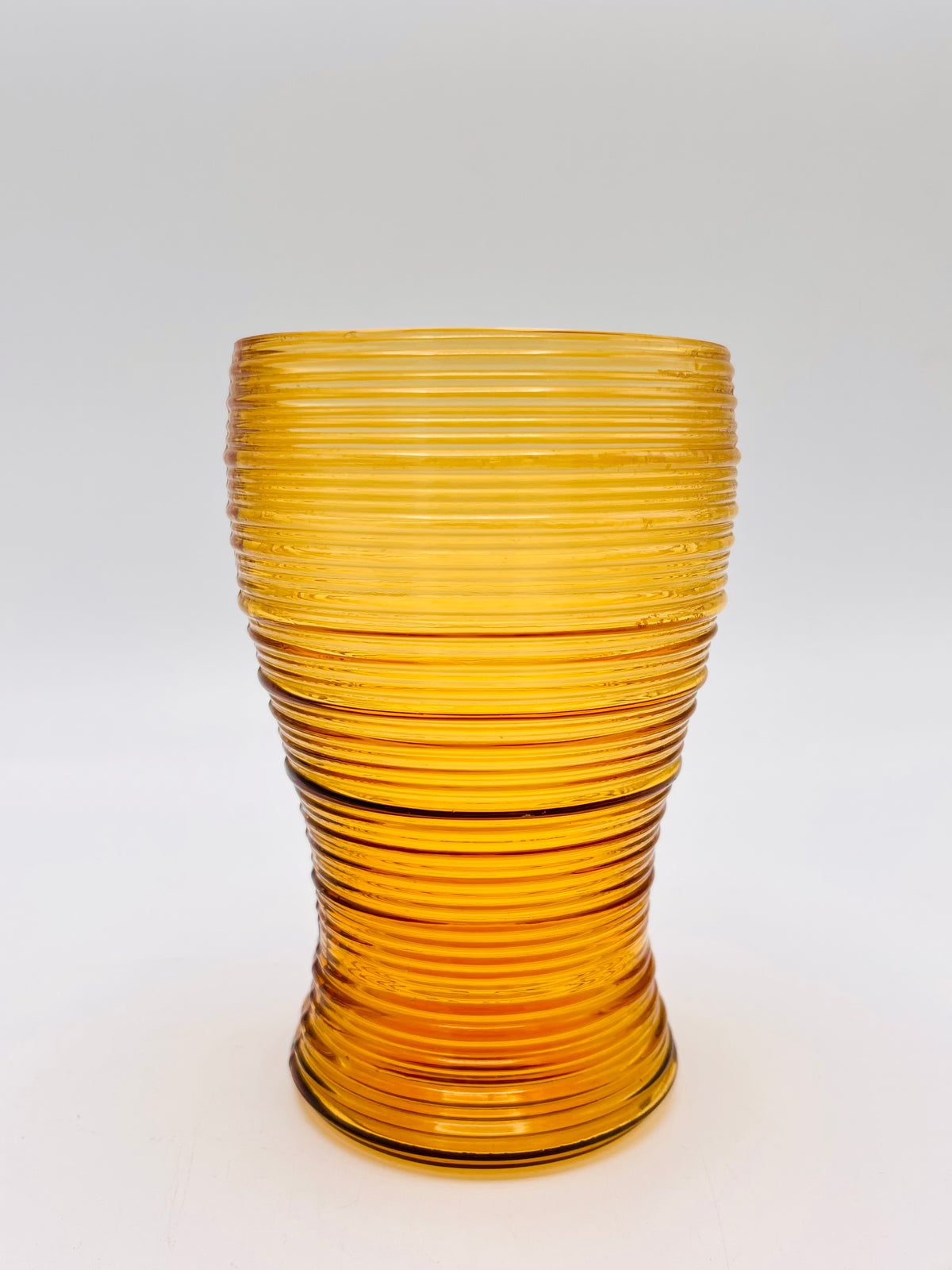 Vintage Amber Plissé Glasses