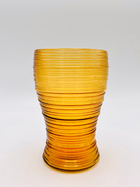 Vintage Amber Plissé Glasses