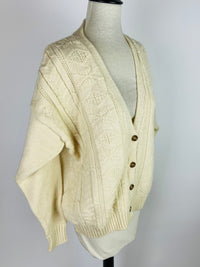 Vintage Laura Ashley Wool Cardigan Sweater