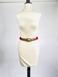 Vintage Judith Lieber Snakeskin Belt