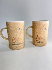 Vintage Stoneware Mugs - a Pair