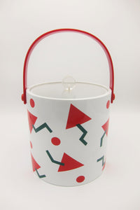 Vintage Postmodern Memphis Era Ice Bucket