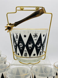 Mid-Century Modern Zodiac Bar Set