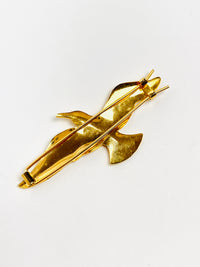 Vintage Hair Brooch - Bird